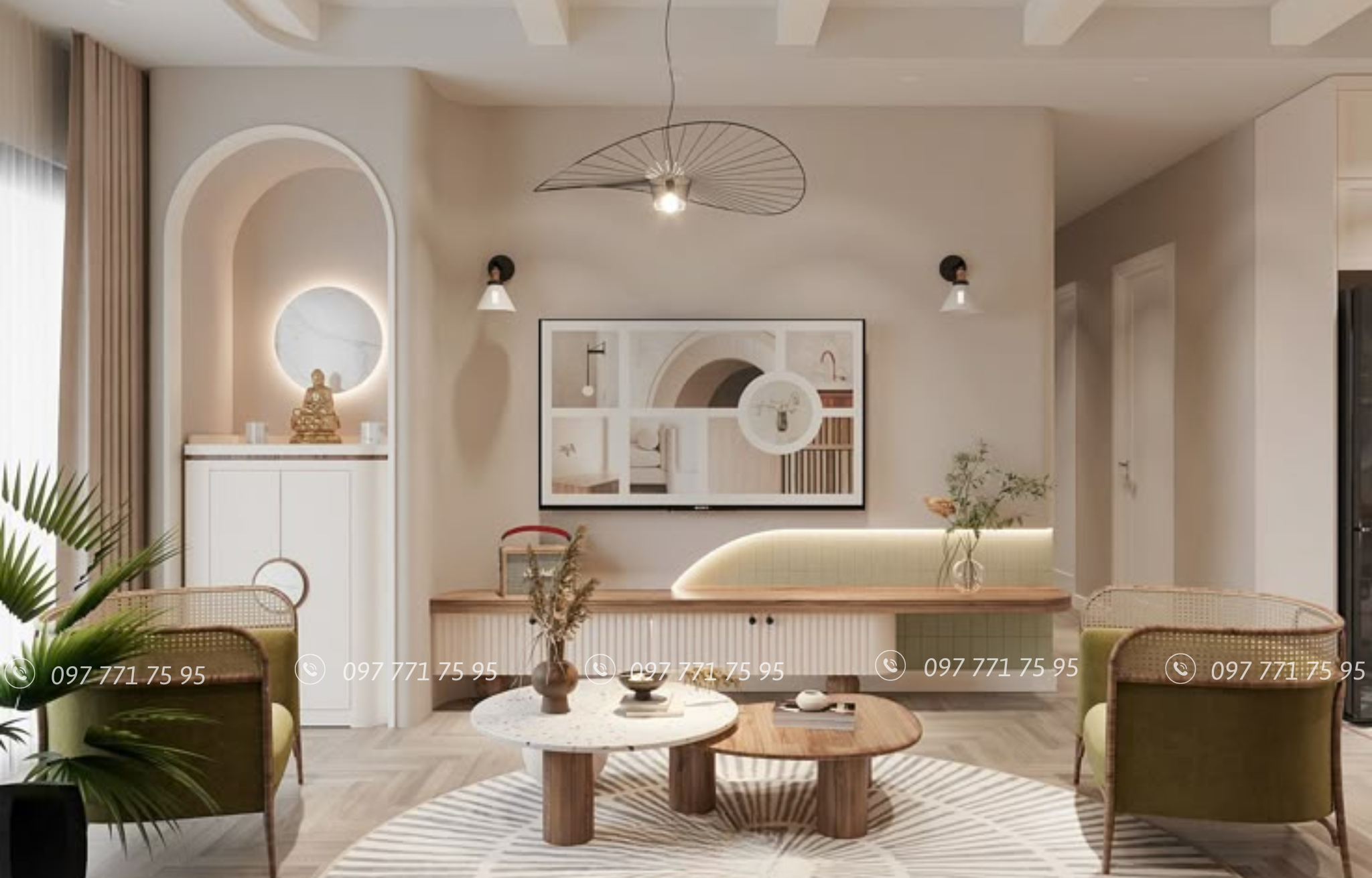 Nội thất nhà phố 2 tầng bắt kịp xu hướng 2025 7 Nội thất nhà phố 2 tầng phong cách Scandinavian