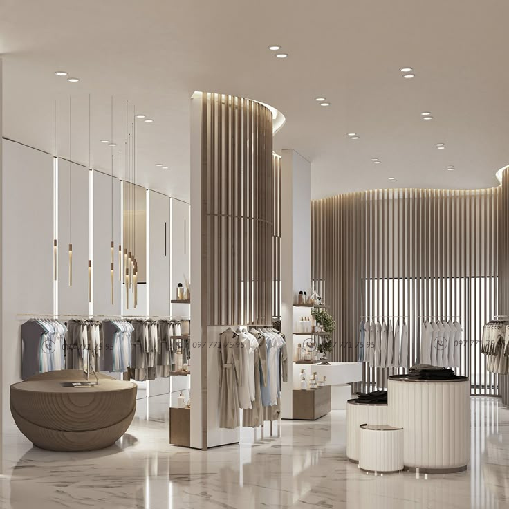thiết kế nội thất cửa hàng thời trang