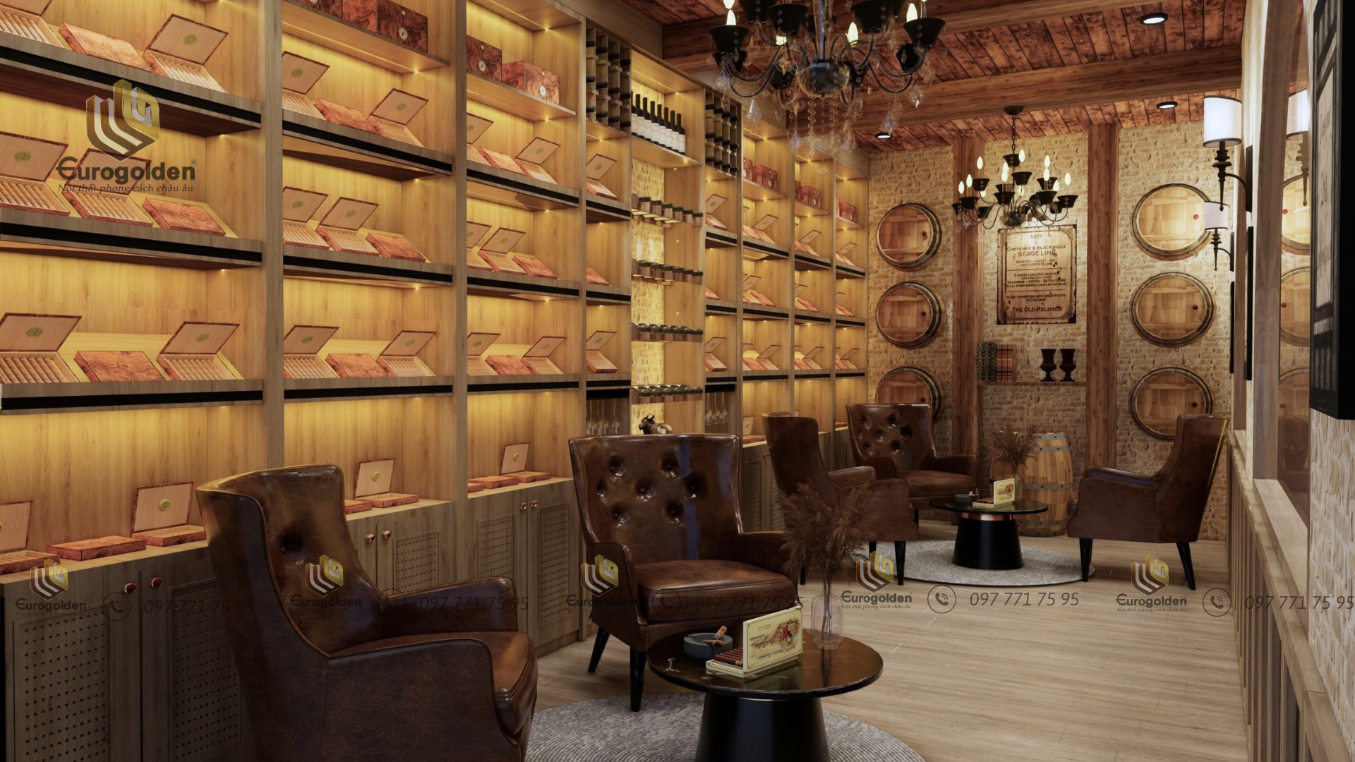 thiết kế nội thất showroom Yến Sào