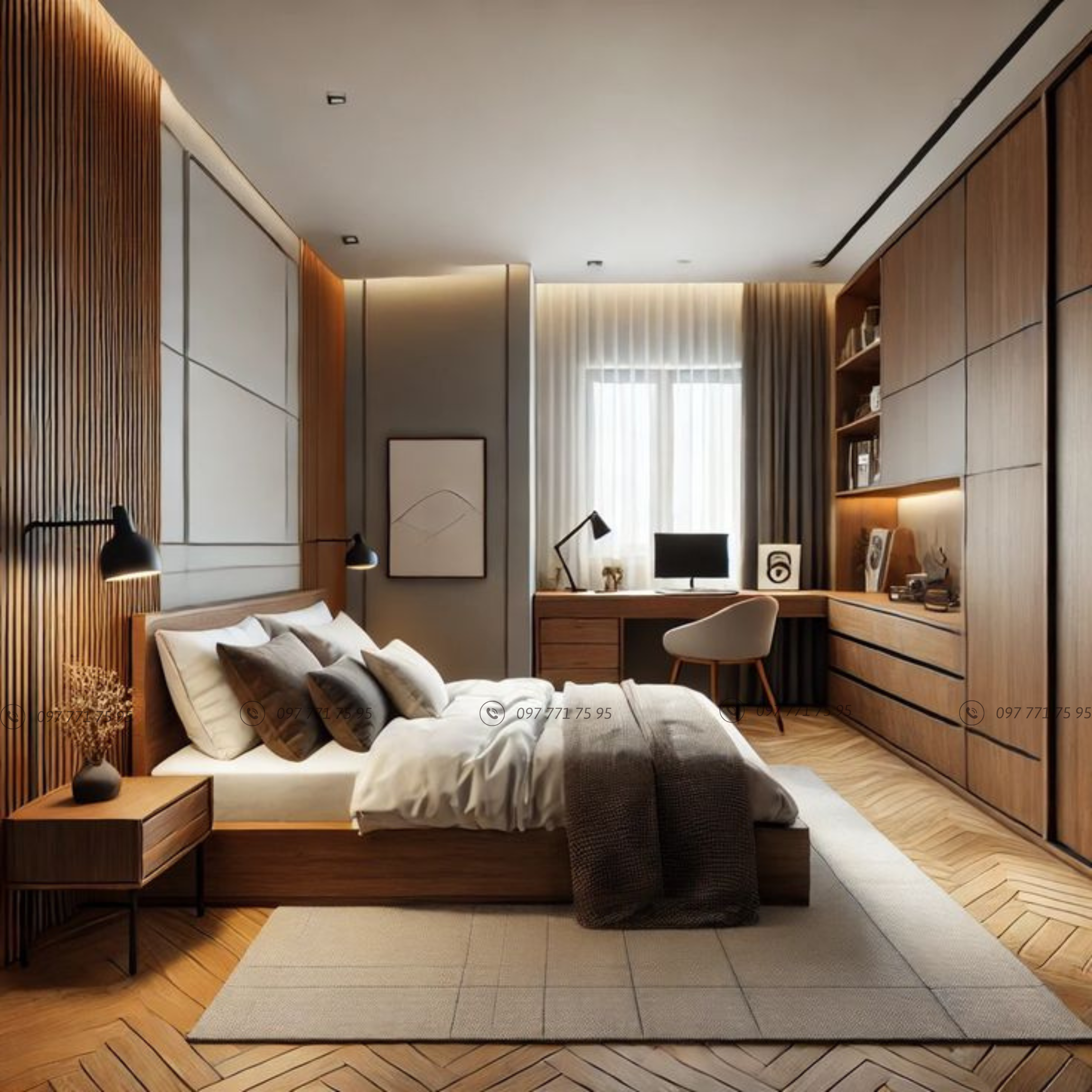 thiết kế thi công phòng ngủ