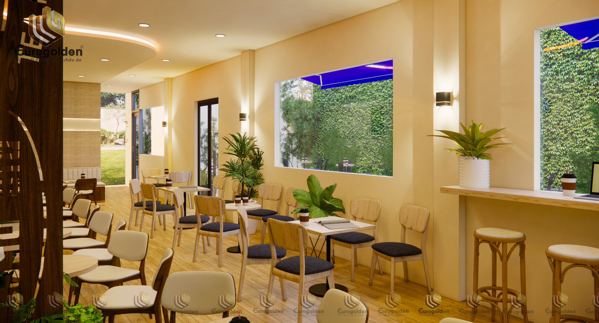 nội thất quán cà phê bình dương