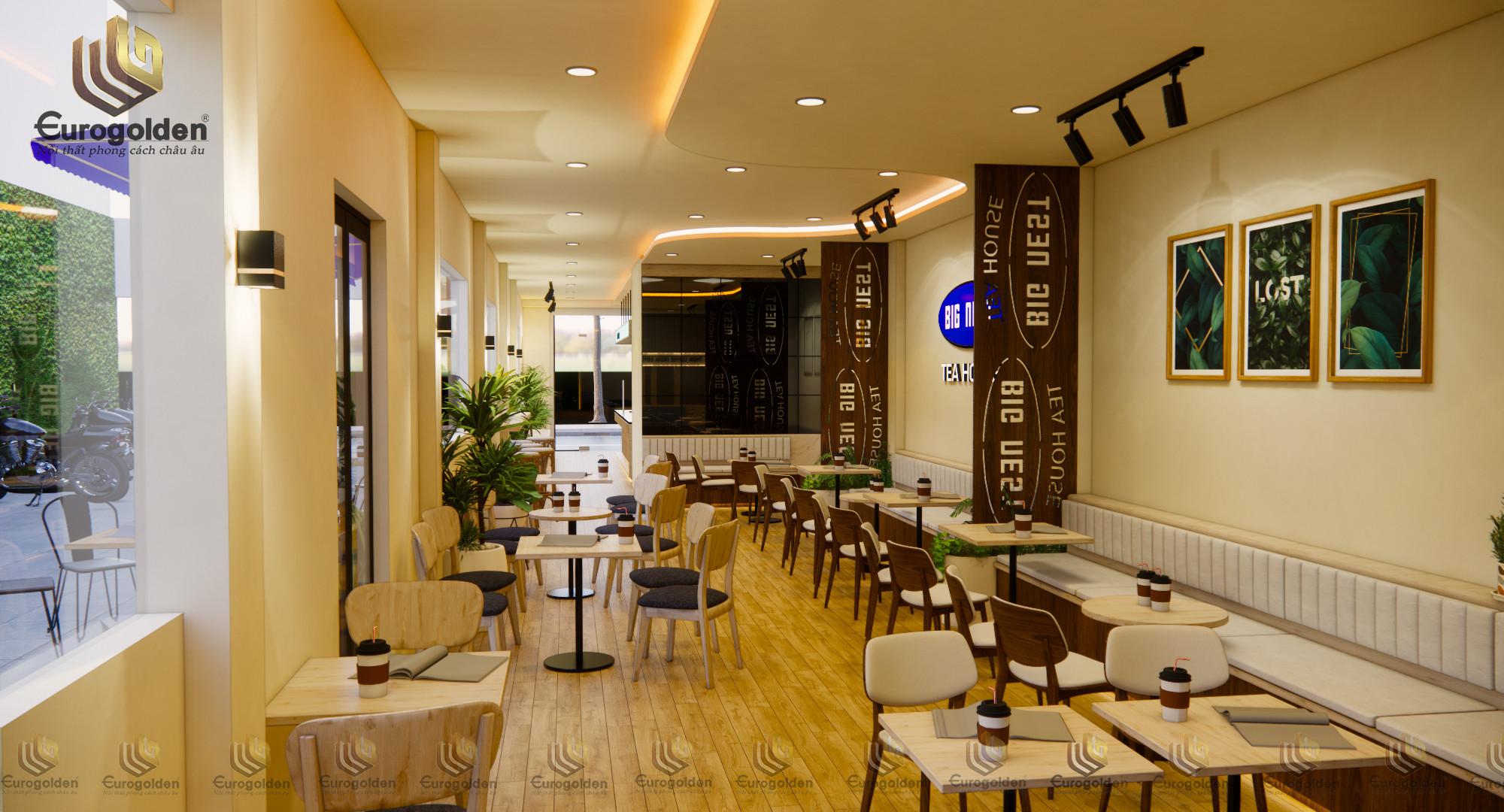 nội thất quán cà phê bình dương
