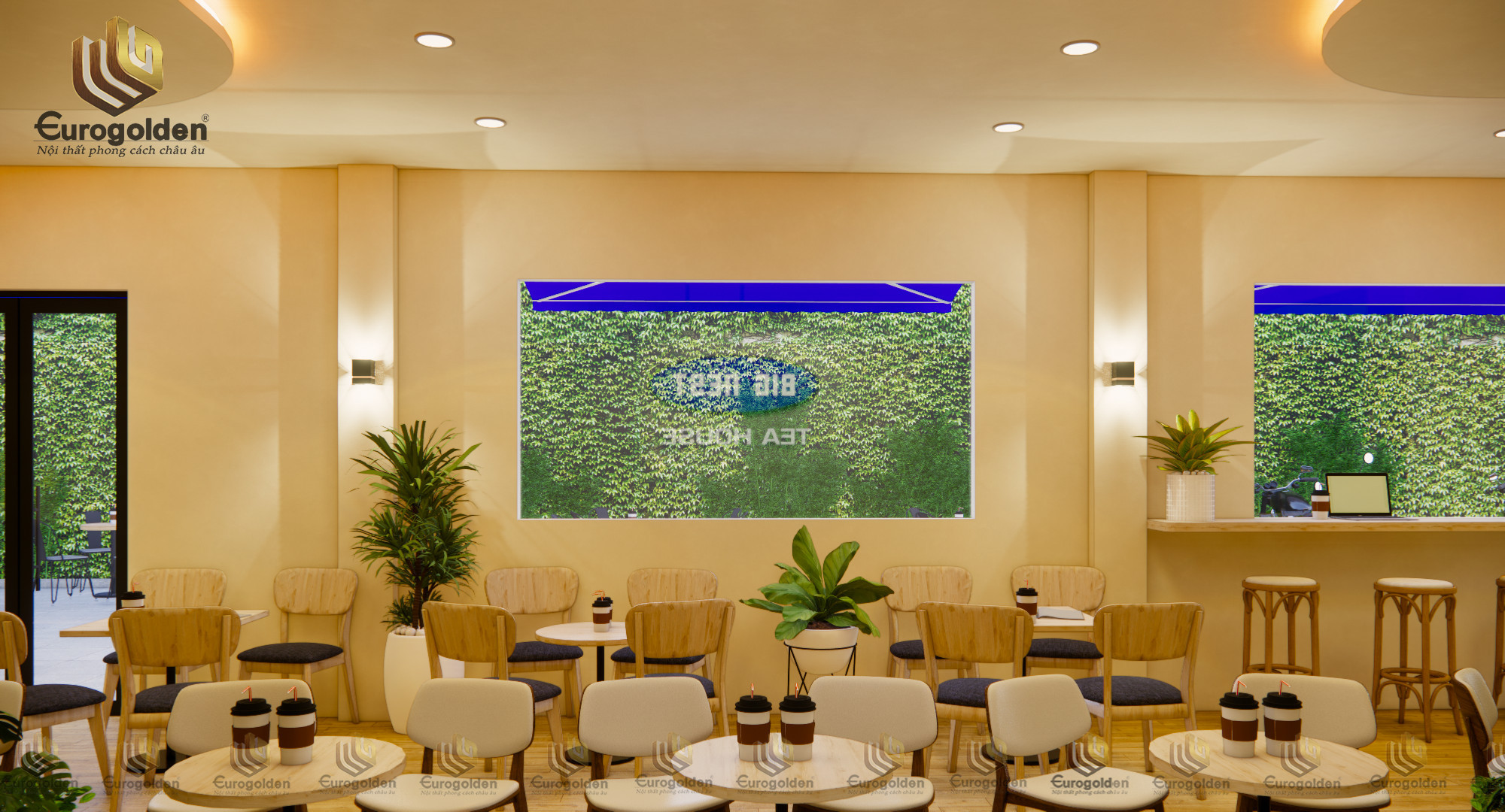 nội thất quán cà phê bình dương