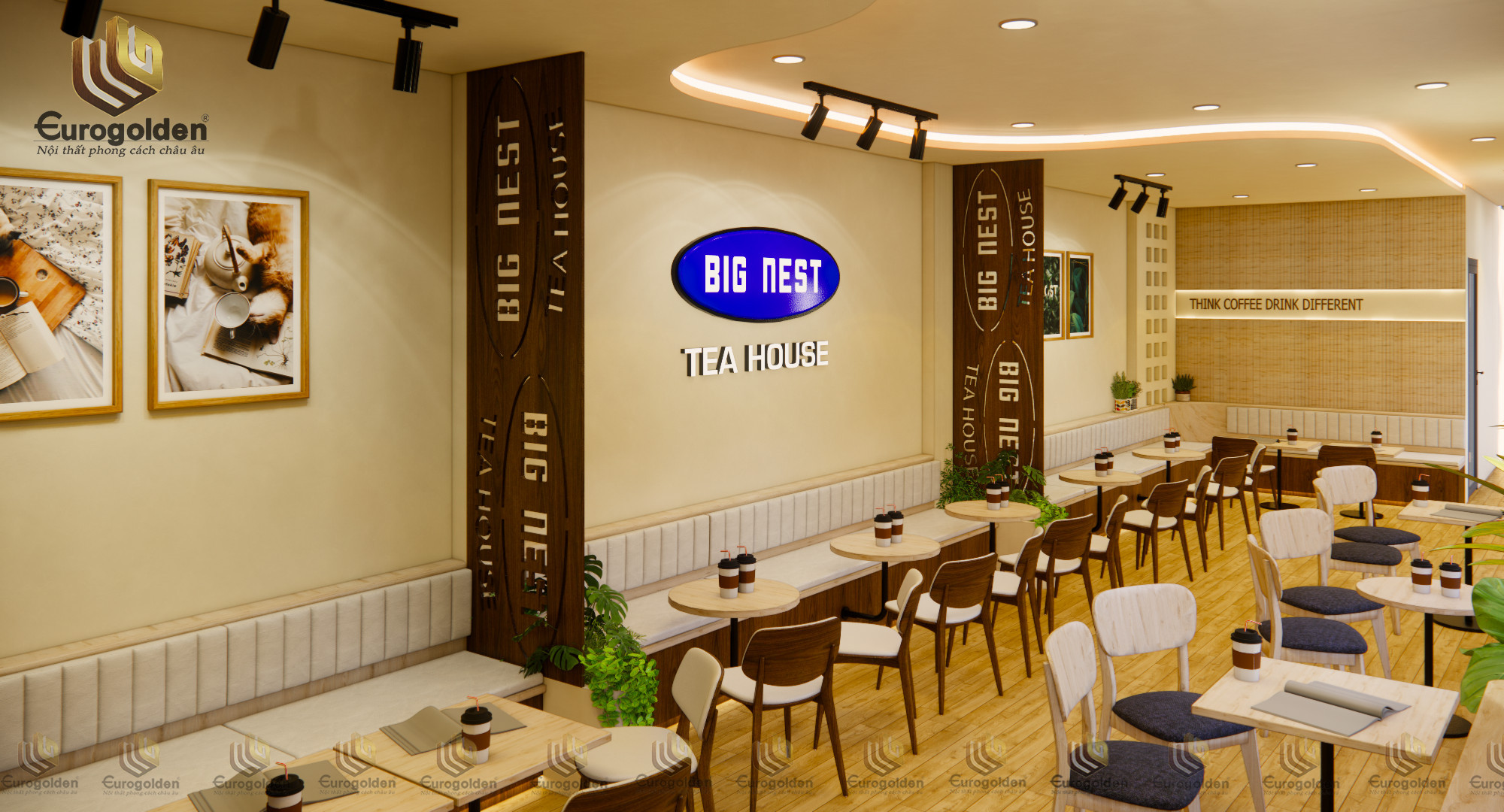 nội thất quán cà phê bình dương