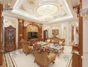 nội thất biệt thự phong cách cổ điển