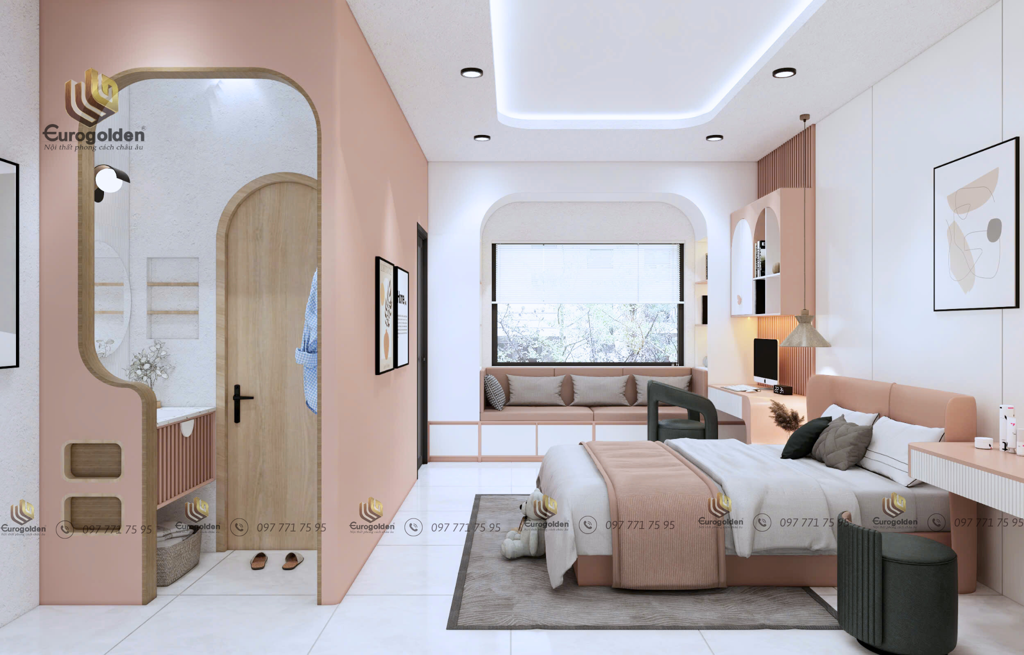 nội thất phố nhà 3 tầng hiện đại