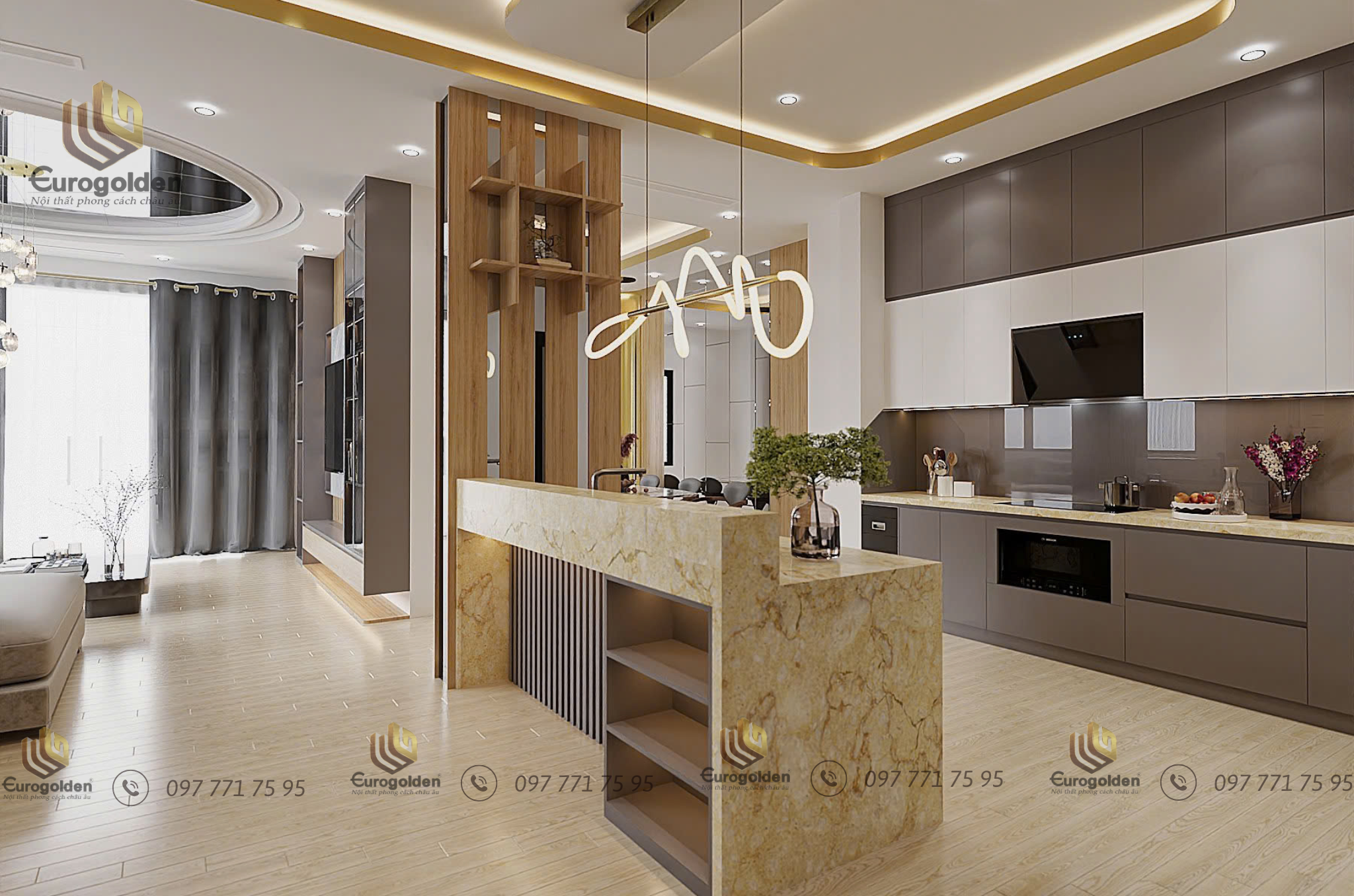 nội thất nhà 3 tầng