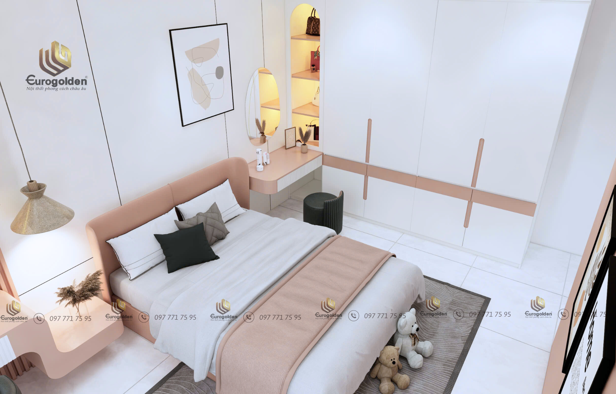 nội thất phố nhà 3 tầng hiện đại