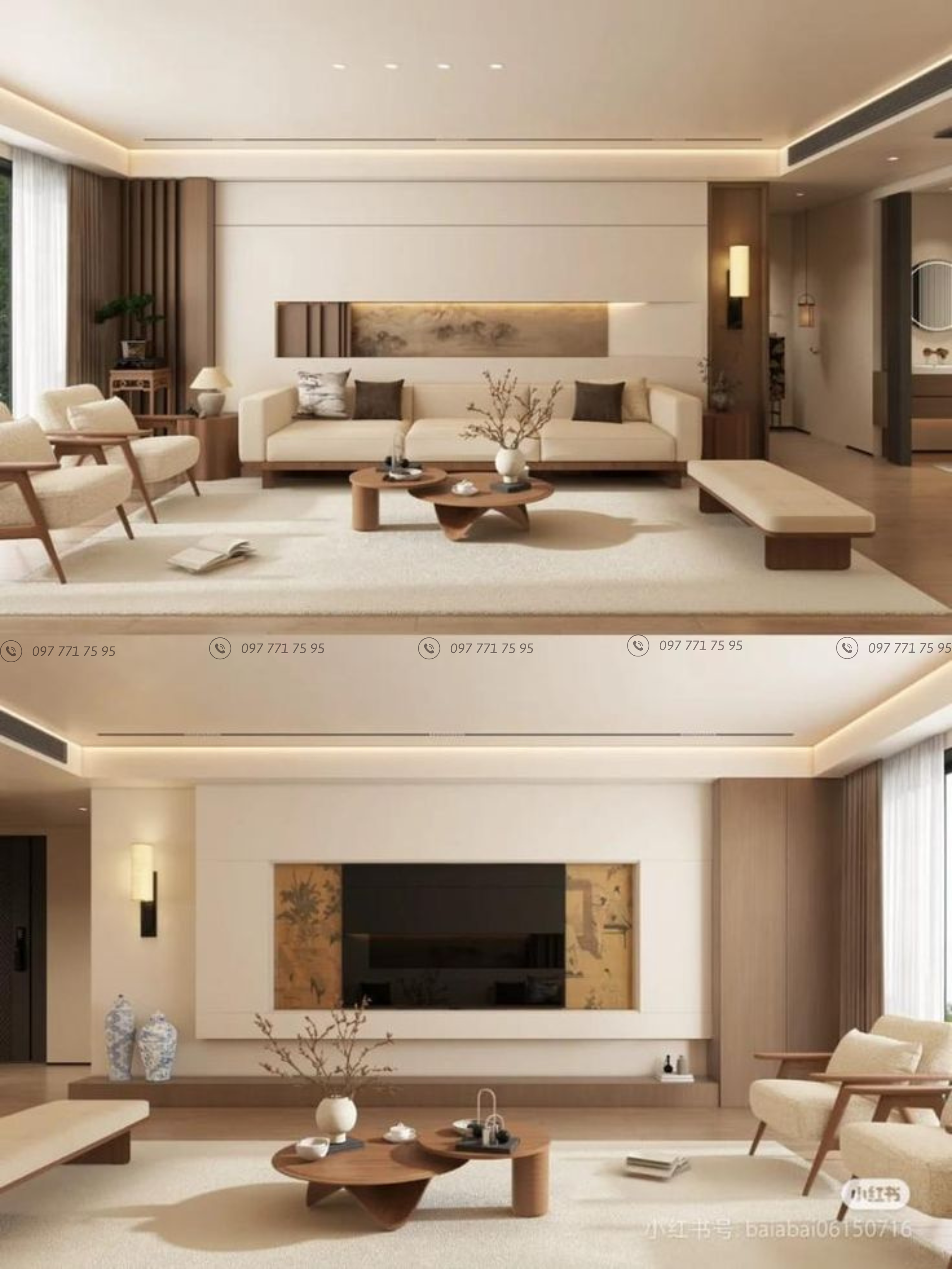 Thi công nội thất tối giản