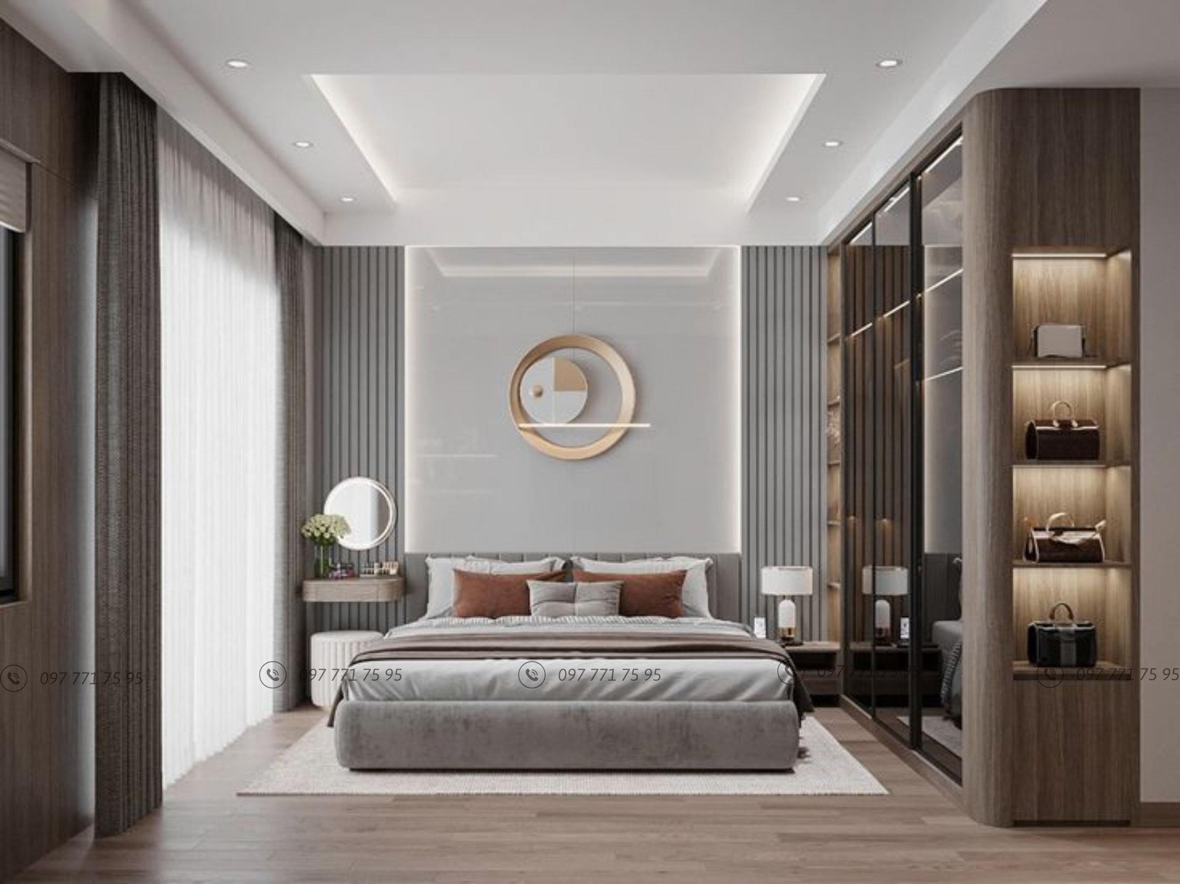 Thi công nội thất tối giản
