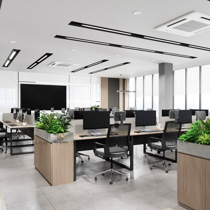 bố trí nội thất văn phòng